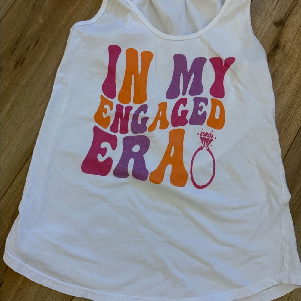 In my engaged era tank top